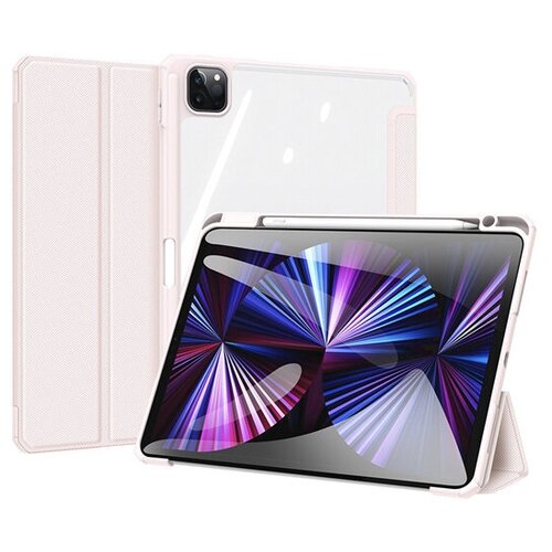 фото Чехол книжка dux ducis для apple ipad pro 11 (2018) / ipad pro 11 (2020) / ipad pro 11 (2021) toby series розовая