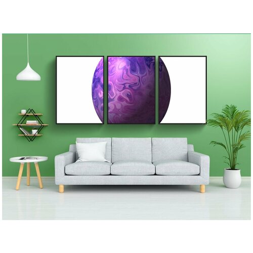 фото Набор модулных постеров для интерьера "пасхальный, весна, пасхальное яйцо" 60x90 см. в тубусе, без рамки lotsprints