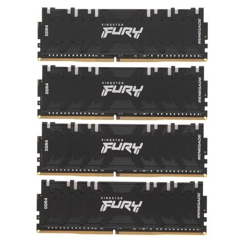Оперативная память Kingston FURY Renegade RGB 128 ГБ 32 ГБ x 4 шт DDR4 3600 МГц DIMM CL18 KF436C18RBAK4128 4508900₽