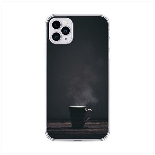 фото Силиконовый чехол "пар из кружки" на apple iphone 11 pro max / айфон 11 про макс case place