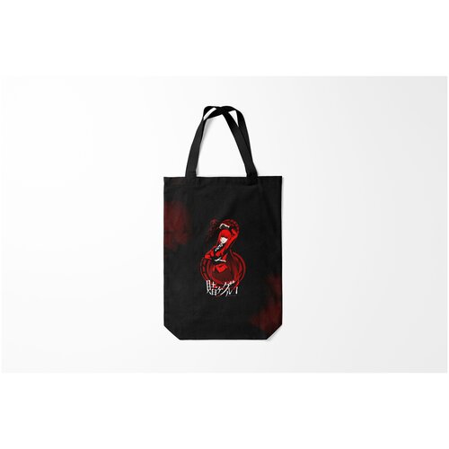 фото Сумка-шоппер / 31х42 см / аниме / безумный азарт красная змея. burnettie