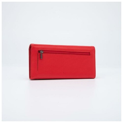 фото Кошелёк женский, 3 отдел на магнитах, цвет красный нет бренда