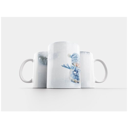 фото Кружка "снеговик, зима, снег" 320 мл lotsprints