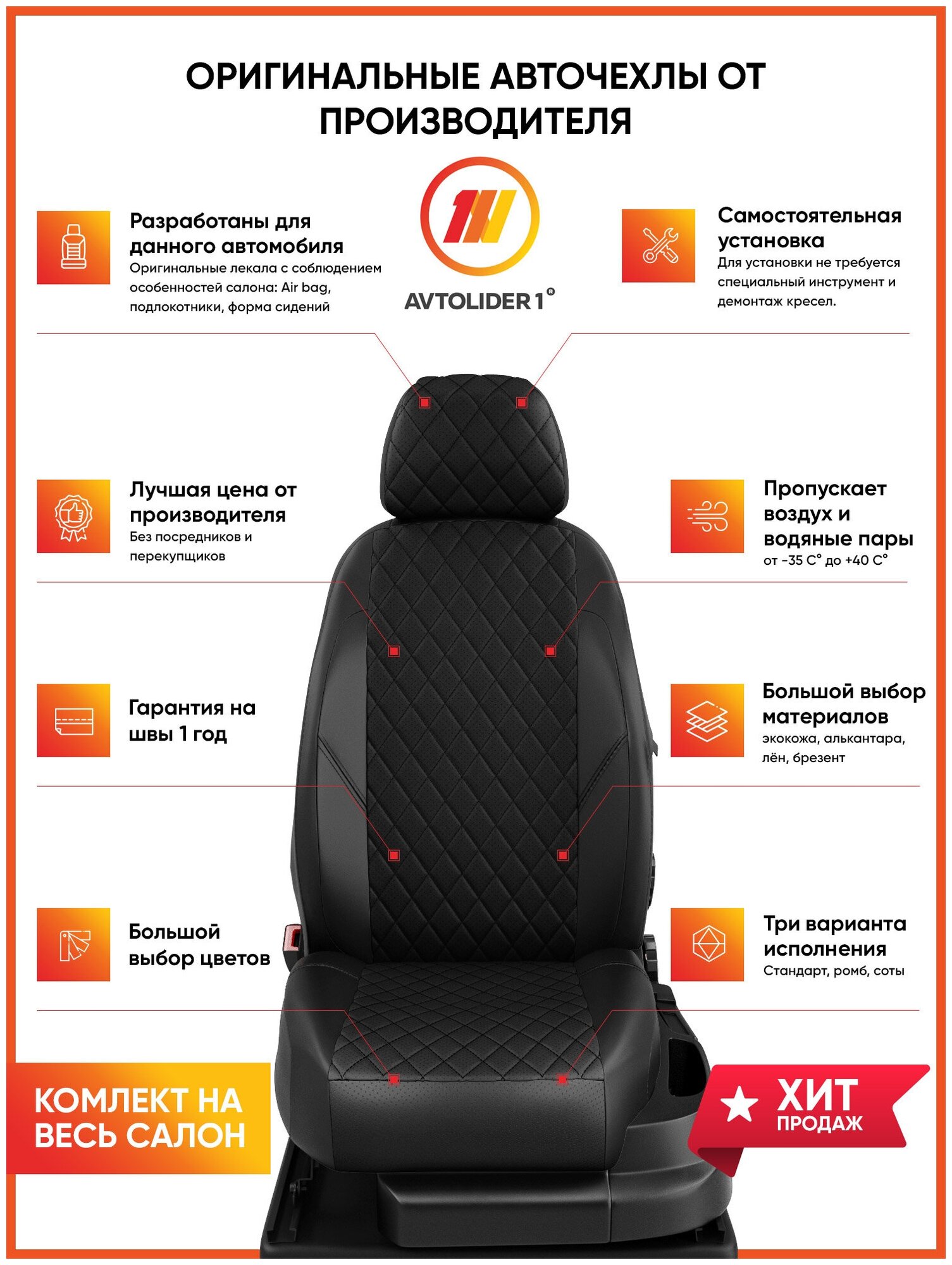 Авточехлы для Citroen Jumpy Multispace 2 с 2007-2016 минивен 3 места - фургон. Рядность: 1+2. Пассажирская спинка и сиденье единые. ( 1 подлокотник в вод. спинке). Air-Bag в передних спинках (Ситроен Джампи Мультиспейс). ЭК-01 чёрный/чёрный ромб: Чёрный