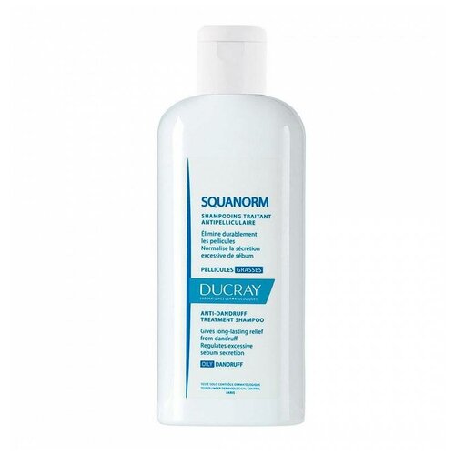 DUCRAY SQUANORM Anti-Dandruff Treatment Shampoo - Шампунь от жирной перхоти 200 мл ducray squanorm шампунь от жирной перхоти 200 мл