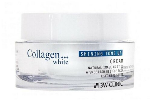 Крем для лица с коллагеном 3W CLINIC collagen shining tone up cream 50мл.