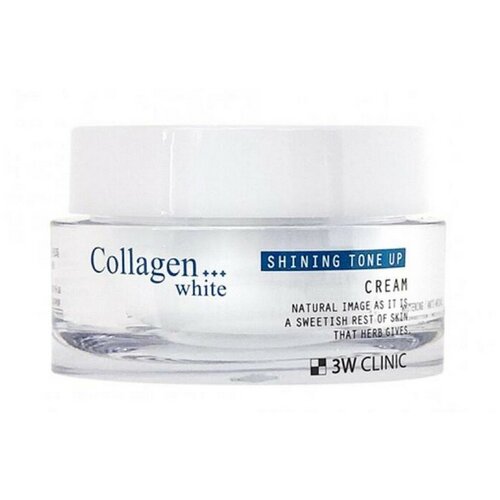 Крем для лица с коллагеном 3W CLINIC collagen shining tone up cream 50мл.