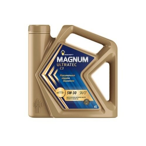 фото Масло роснефть magnum ultratec c3 5w-30, sn/cf, 4 л