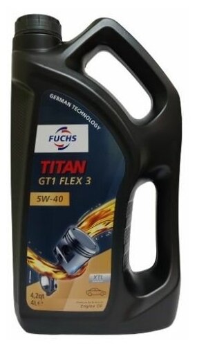 Моторное масло TITAN GT1 FLEX 3 5W-40, 4л