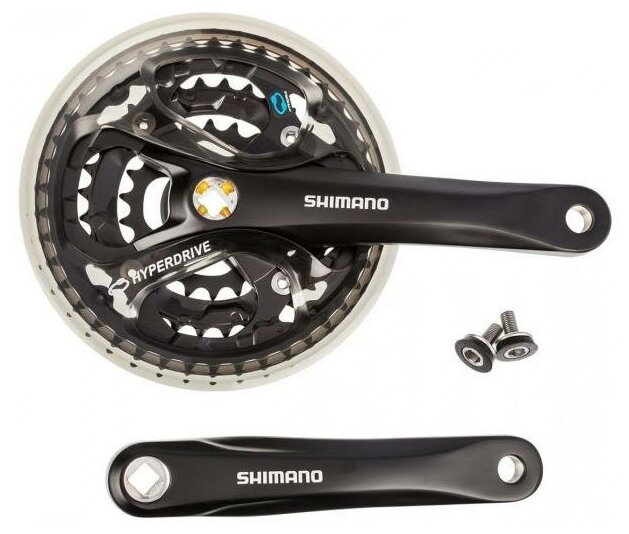 Shimano Система Shimano Acera FC-M361, черн, 175мм, защ, Кв, 42/32/22T, цвет Черный