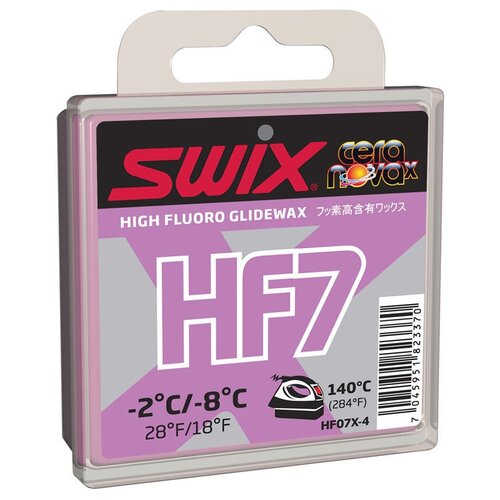 фото Парафин swix hf7x -2c/ -8c, фиолетовый, 40 гр.