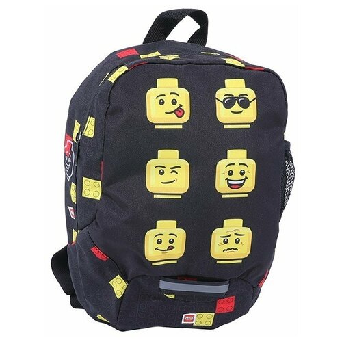 фото Lego рюкзак дошкольный kindergarten backpack 10 л faces/black 10030-2007