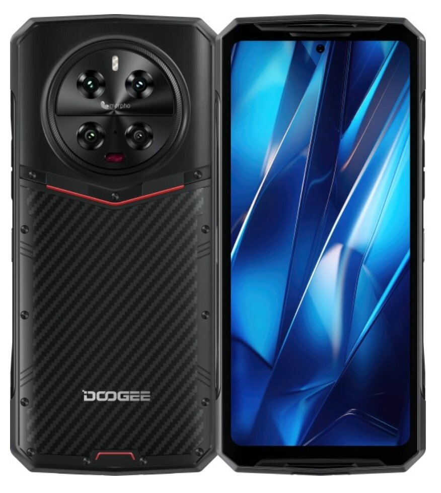 Смартфон DOOGEE DK10 12/512 ГБ, Dual nano SIM, Kevlar Black