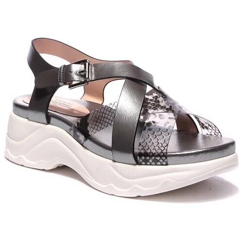 фото Vitacci 1842086 босоножки женский бронзовый, искусственная кожа