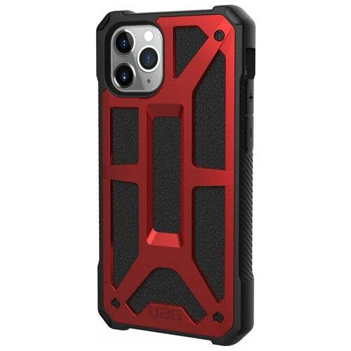 фото Ударопрочный чехол uag monarch для iphone 11 pro, красный