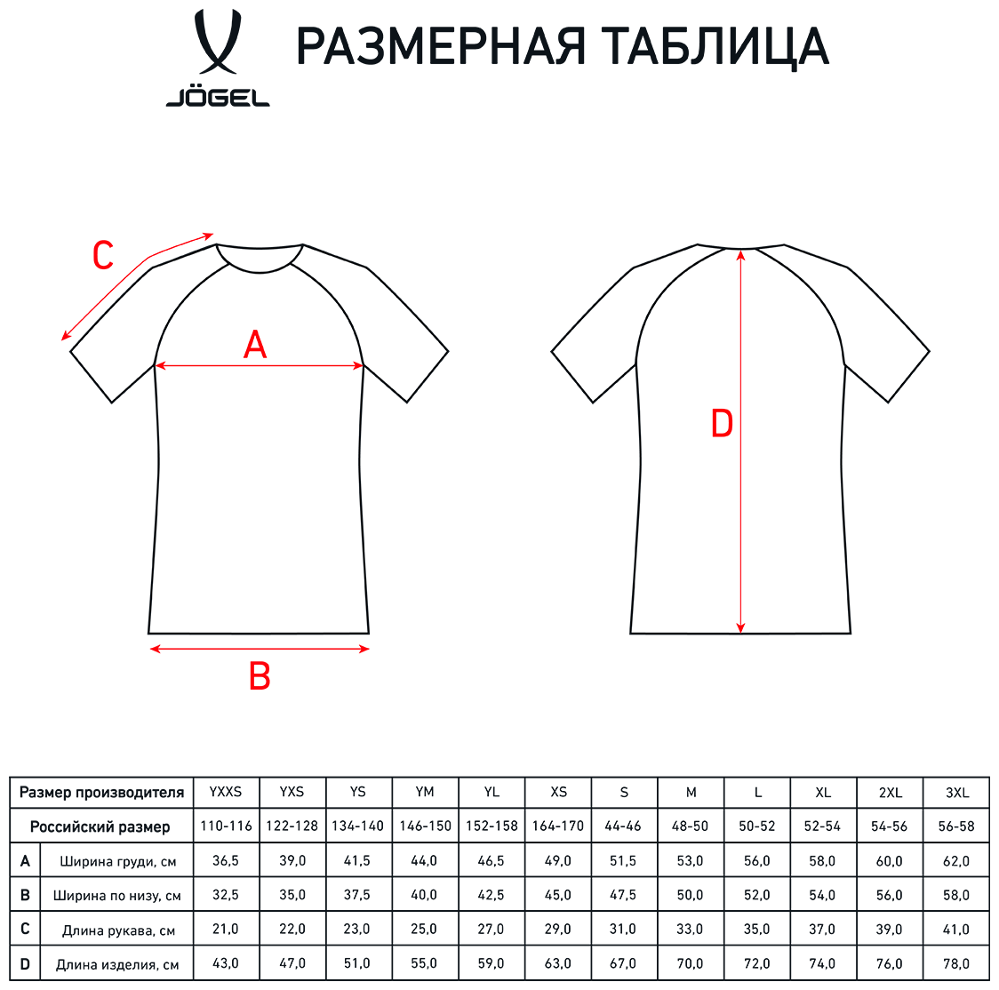 Футболка спортивная Jogel