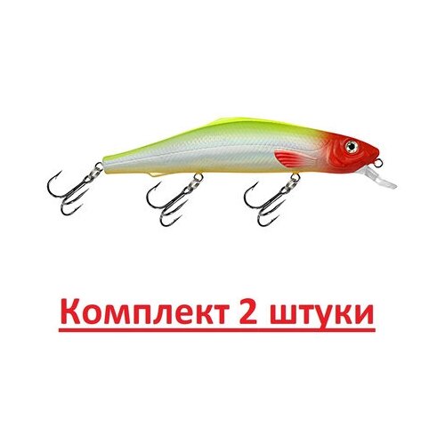 Воблер AQUA KRONOS Z-130 130mm, вес - 29,0g, цвет 014 (клоун), 2 штуки