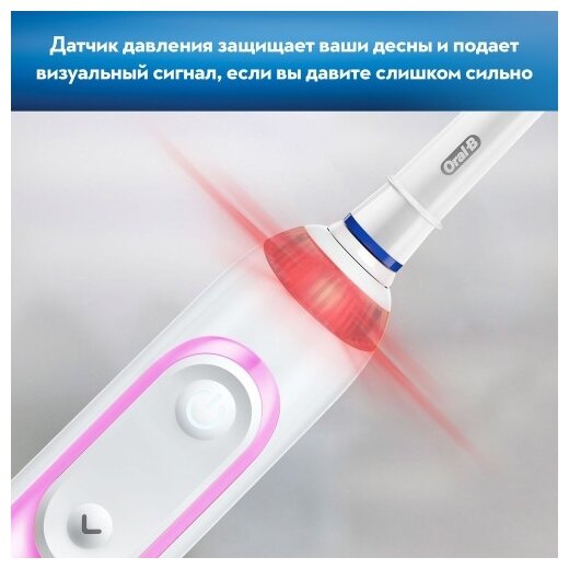 Электрическая зубная щетка Oral-B Genius X 20000N D706.515.6X, pink - фотография № 6