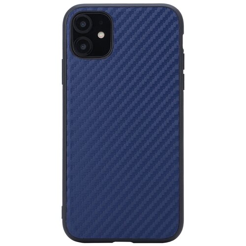 Чехол G-Case Carbon для Apple iPhone 11, темно-синий