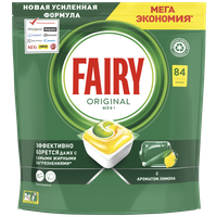 Капсулы для посудомоечной машины Fairy Original All in One, 84 шт., 1.4 л, дой-пак