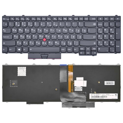Клавиатура для ноутбука LENOVO ThinkPad P70 черная 6650₽
