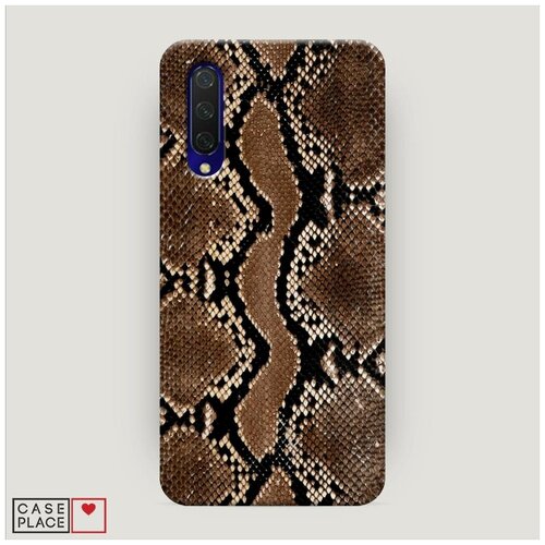 фото Чехол пластиковый xiaomi mi cc9 кожа питона case place