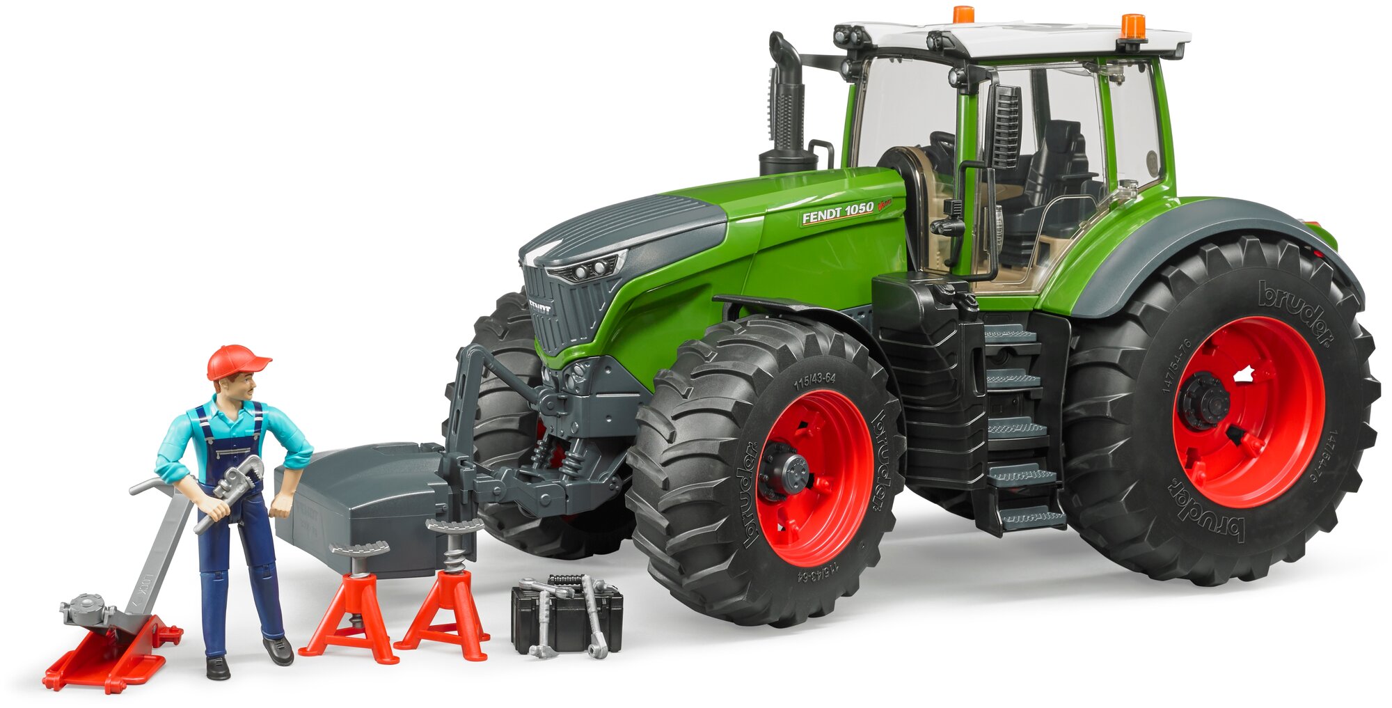 Трактор Bruder Fendt 1050 Vario, 04-041 1:16, 46 см, зеленый/черный