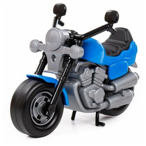 Мотоцикл полесье гоночный Байк синий 24х13,5х18 см П-8978/синий