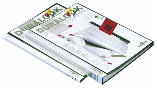 Папка демонстрационная Durable Duralook Plus, А4, 40 карманов, черный