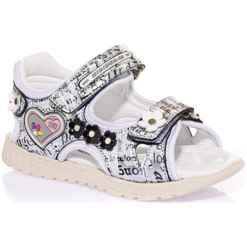 фото Сандалии minimen, ж цвет белый-черный, размер 28