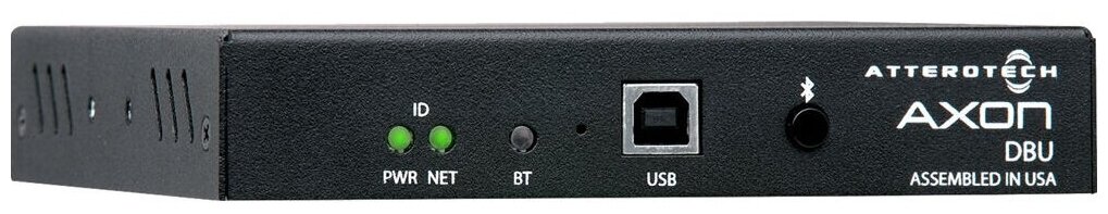 QSC DBU настольная панель с интерфейсами Dante/AES67 USB и Bluetooth PoE