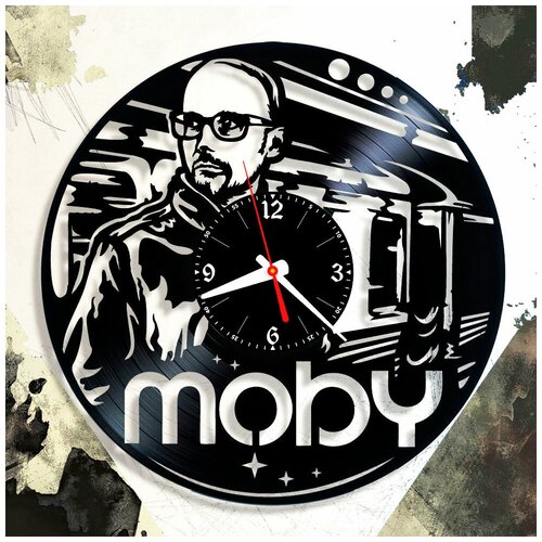 фото Moby — часы из виниловой пластинки (c) vinyllab