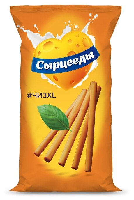 Снеки Сыр копченый Сырцееды XL, 46г