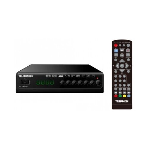 Ресивер DVB-T2 Telefunken TF-DVBT262 черный