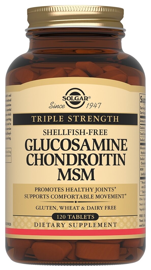 Glucosamine Chondroitin MSM Complex таб., 840 г, 120 шт., 1 уп.