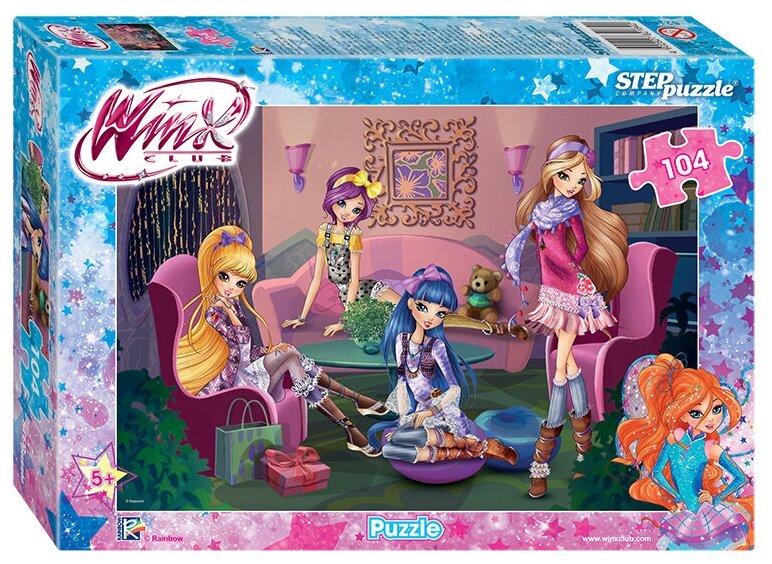 Пазл Step puzzle Rainbow Winx (82184), 104 дет.