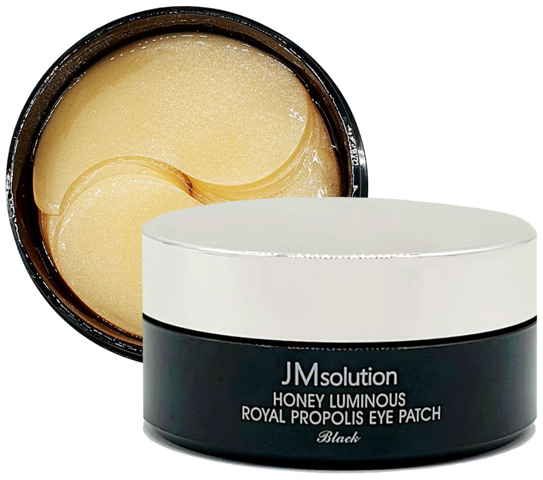 JM Solution Гидрогелевые патчи для глаз Honey Luminous Royal Propolis Eye Patch, 60 шт.