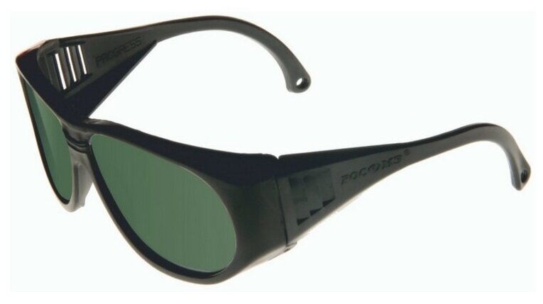 фото Очки защитные открытые О34 "Прогресс", зелёные