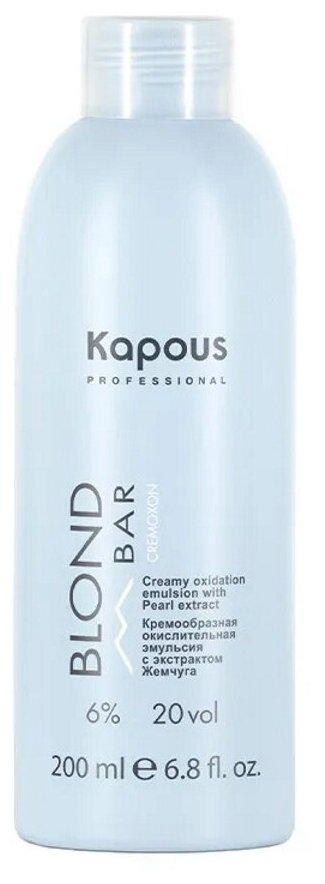 Окисляющая эмульсия BLOND BAR 6 % KAPOUS PROFESSIONAL 200 мл