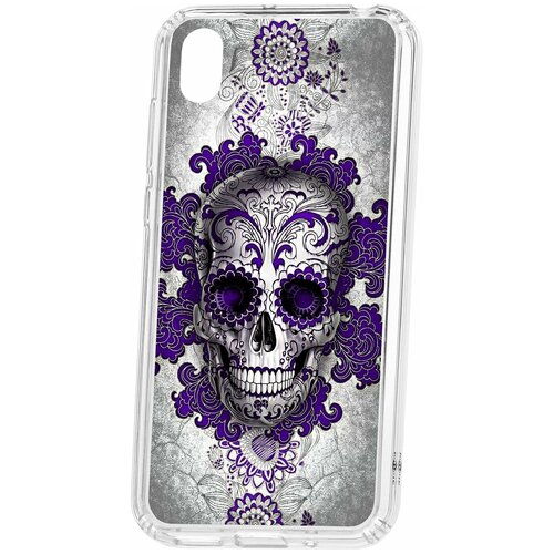 фото Чехол на huawei honor 8s / y5 2019 / honor 8s prime kruche print sugar skull / чехол для huawei / чехол с рисунком / чехол с принтом / чехол для хонор / чехол для хуавей / бампер на хуавей / чехол накладка для хонор / противоударная накладка для honor huawei / защита для honor / защита на huawei / cиликоновый чехол для huawei honor / пластиковый чехол на huawei / защитный чехол для honor / чехольчик / защита телефона / ударопрочный чехол кruче