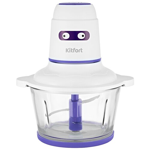 Измельчитель Kitfort КТ-3050, 400 Вт, бело-фиолетовый утюг kitfort kt 2604 белый фиолетовый