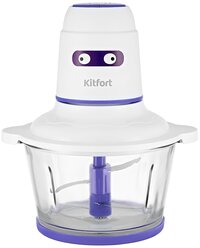 Измельчитель Kitfort КТ-3050-1 бело-фиолетовый