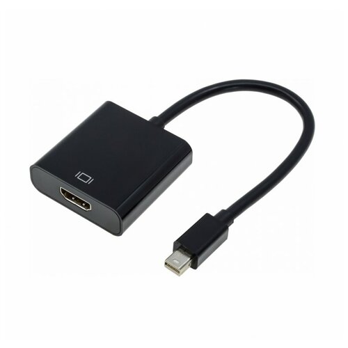 Переходник (адаптер) HDMI-Mini DisplayPort, 0.25 м, черный переходник адаптер hdmi mini displayport 0 25 м черный