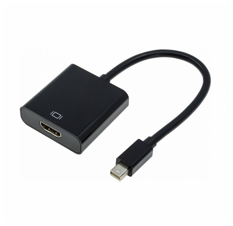 Переходник (адаптер) Mini DisplayPort-HDMI, 0.25 м, черный
