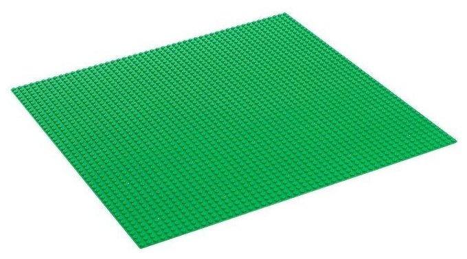 Пластина-основание для конструктора, 40 х 40 см, цвет зеленый