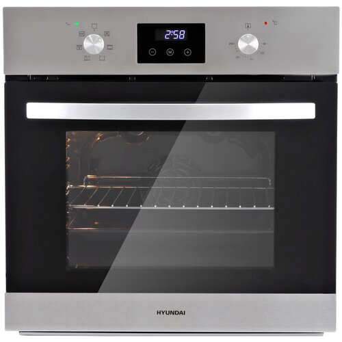 Духовой шкаф электрический Hyundai HEO 6640 IX серебристыйчерный 2539000₽