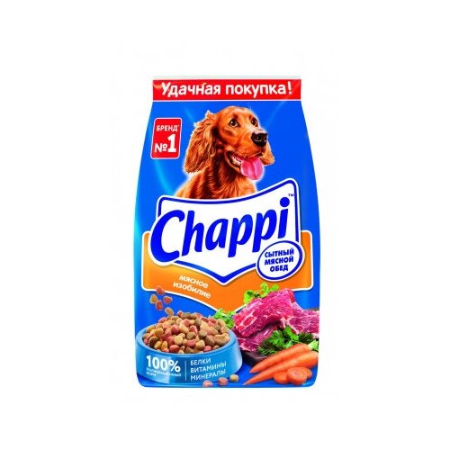 Chappi Сытный Мясной Обед Мясное Изобилие, 2,5 кг