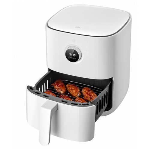 Аэрогриль Xiaomi Mi Smart Air Fryer 3.5L белый BHR4849EU yaxiicass air fryer without oils 5l large 1350w 360° baking oil free fryer smart timer temperature control electric home cooking