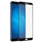 Противоударное защитное стекло Huawei Honor 7C Pro/Y7 Prime 2018/Y7 2018 Черное - изображение