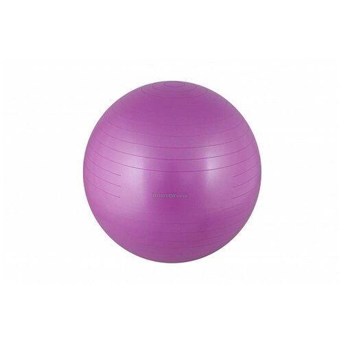 фото Мяч гимнастический bf-gb01ab (26") 65 см. "антивзрыв" фиолетовый body form